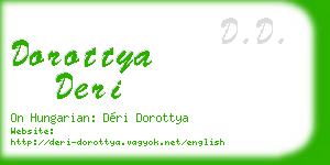 dorottya deri business card